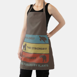 Fuelled by Plants Vegan Vegetarian Retro   Apron