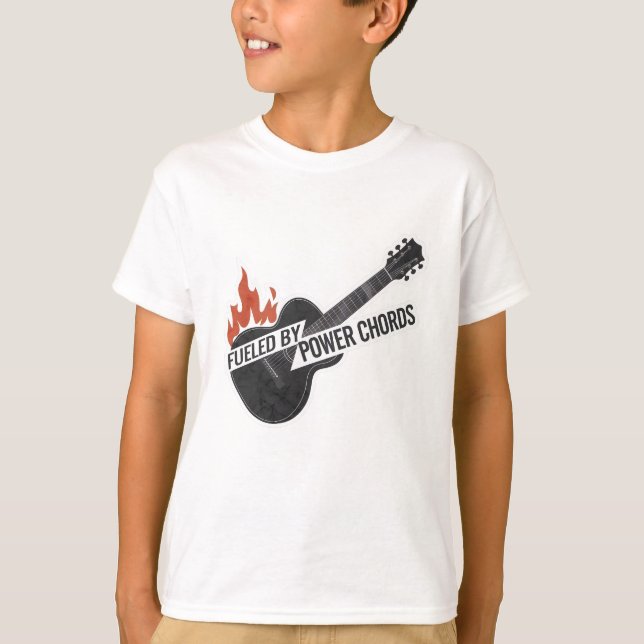 Fuelled by Power Chords T-Shirt (Front)