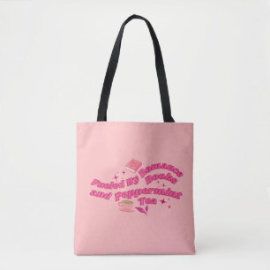 Fuelled By Romance Books & Peppermint Tea  Tote Bag