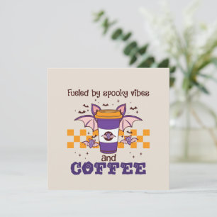 Fuelled By Spooky Vibes and Coffee – Halloween Bat