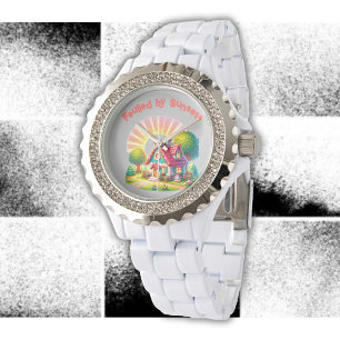 Fuelled by Sunsets Cute Cottage Core Watch