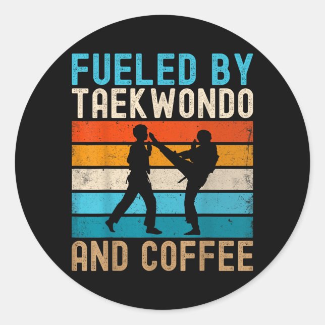 Fuelled Classic Round Sticker (Front)