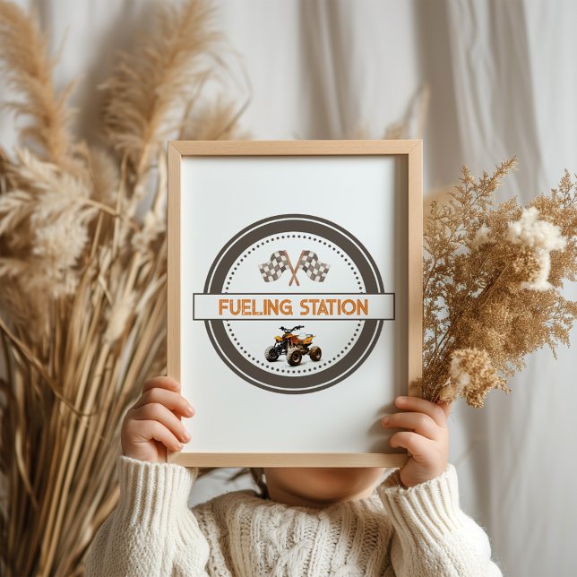 Fuelling Station 4 Wheeler Birthday Sign (Creator Uploaded)