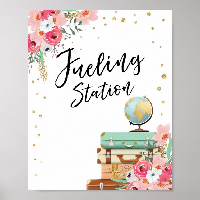 Fuelling Station Bar sign Travel Shower Miss to (Front)