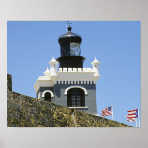 Fuerte San Felipe del Morro's grey castellated Poster