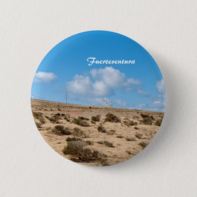 Fuerteventura 6 Cm Round Badge (Front)