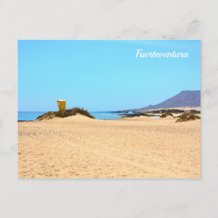 Fuerteventura beach - postcard