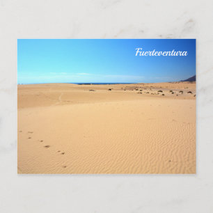 Fuerteventura beach - postcard
