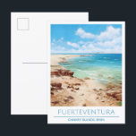 Fuerteventura Canary Islands Spain Travel  Postcard<br><div class="desc">Fuerteventura Canary Islands Spain Travel Painting</div>