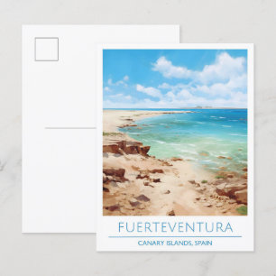 Fuerteventura Canary Islands Spain Travel  Postcard