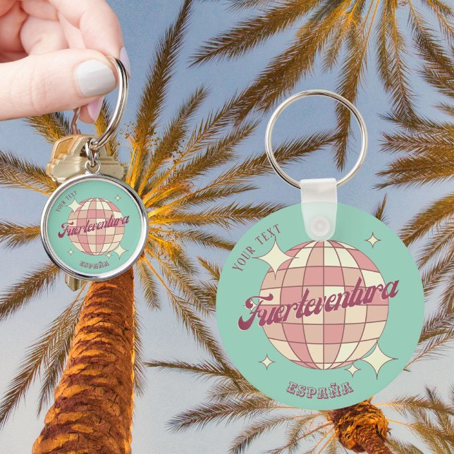 Fuerteventura España spain accessory gift  Key Ring (Creator Uploaded)
