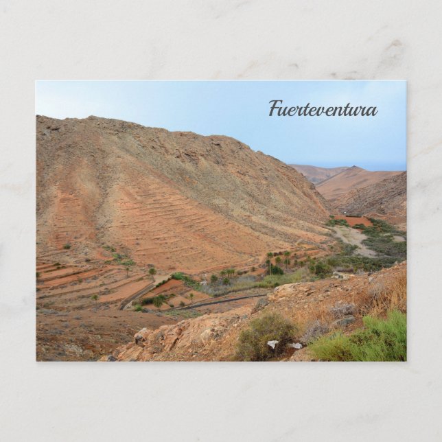 Fuerteventura mountains postcard (Front)