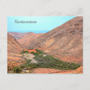 Fuerteventura mountains postcard