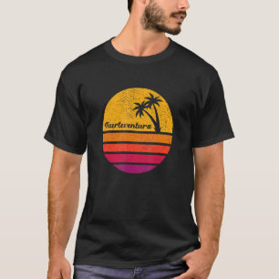 Fuerteventura Retro Style 70s 80s Vintage Palm Tre T-Shirt
