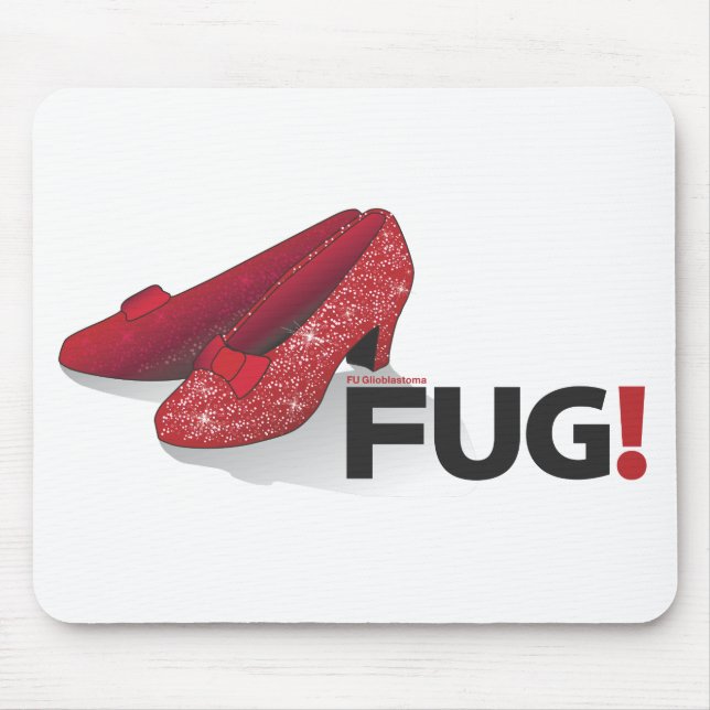 FUG Ruby Slippers Mouse Mat (Front)