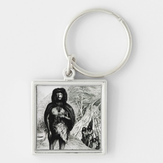 Fugian Man Key Ring (Front)
