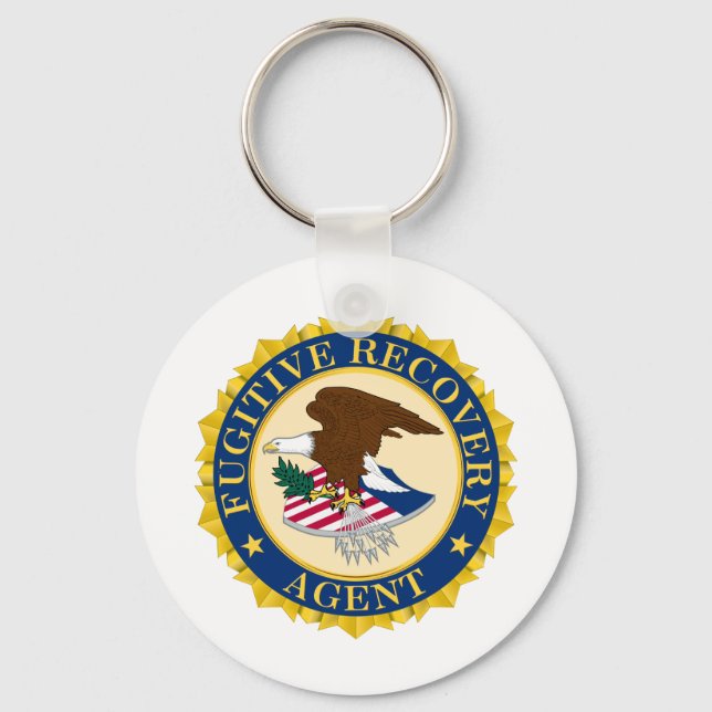 Fugitive Recovery Agent Key Ring (Front)
