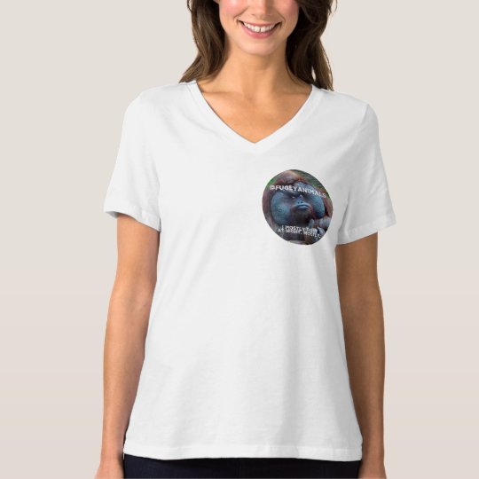 Fugly Animals Woman's V-Neck T-Shirt