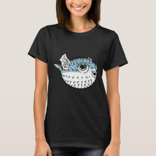 Fugu Cute Deadly Porcupinefish Pufferfish Puffer F T-Shirt