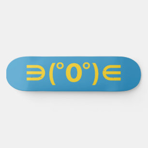 Fugu Kaomoji Japanese Emoticon Skateboard