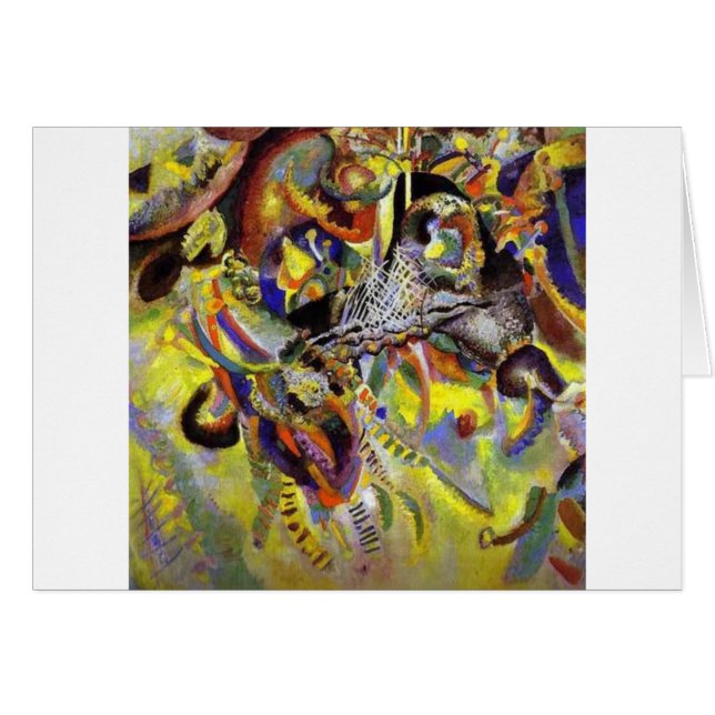 Fugue Abstract Painting by Kandinsky (Front Horizontal)