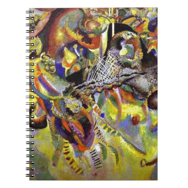 Fugue Abstract Painting by Kandinsky Notebook (Front)