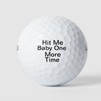 FuHit Me Baby One More Time Personalised Golf Ball