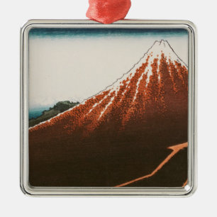 Fuji above the Lightning' Metal Tree Decoration
