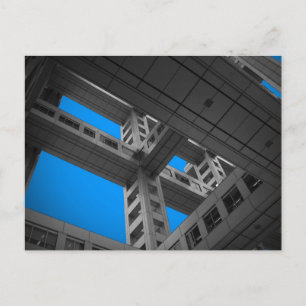 Fuji Building whole ways Postcard