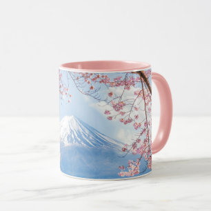 Fuji Mountain   Kawaguchiko Lake   Spring In Japan Mug
