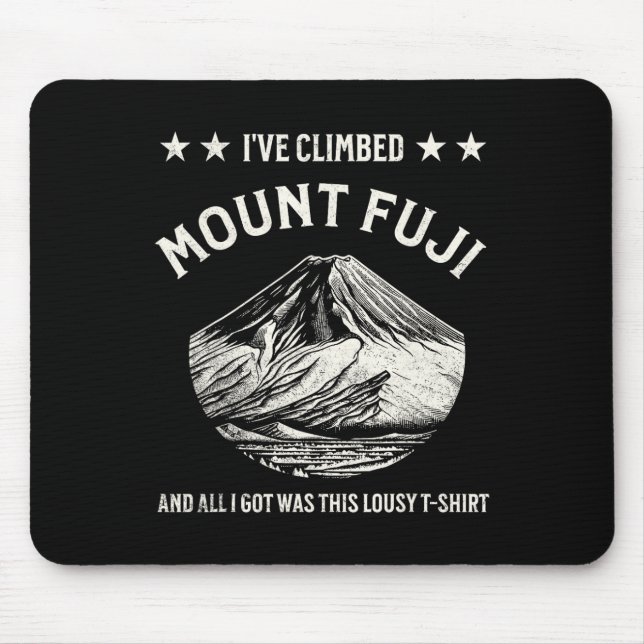 Fuji Mountain Peak, Climbing, Hiking  Mouse Mat (Front)