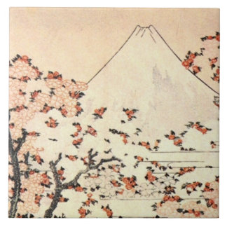 Fuji over Sakura Tile