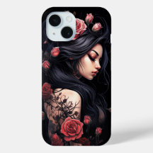 Fuji Rose Tattoo Case-Mate Phone Case