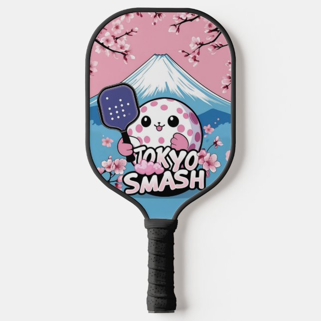  Fuji Smash – Tokyo Pickleball Design  Pickleball Paddle (Front)