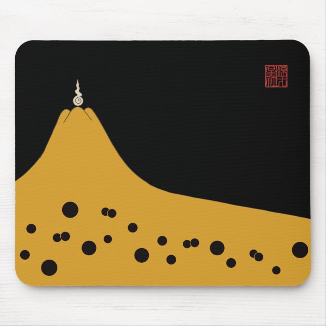 Fujigoshinkamonkurokirasya-Jinbaori Mouse Mat (Front)