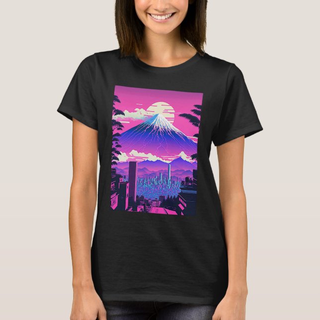 Fujisan Landscape Tokyo T-Shirt (Front)