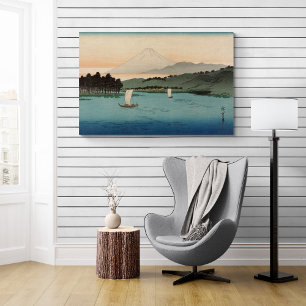 Fukeiga 4 - Ukiyo-e Vintage Japanese Canvas Print