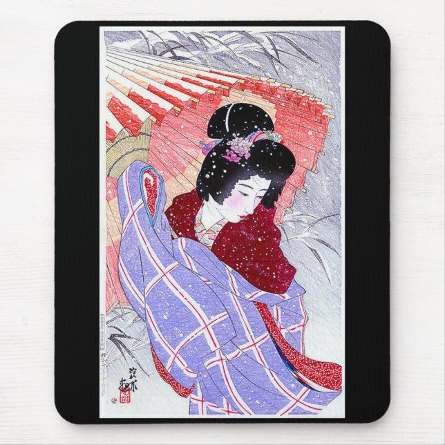 "Fukisetsu" by Shinsui ITO Mouse Mat (Front)