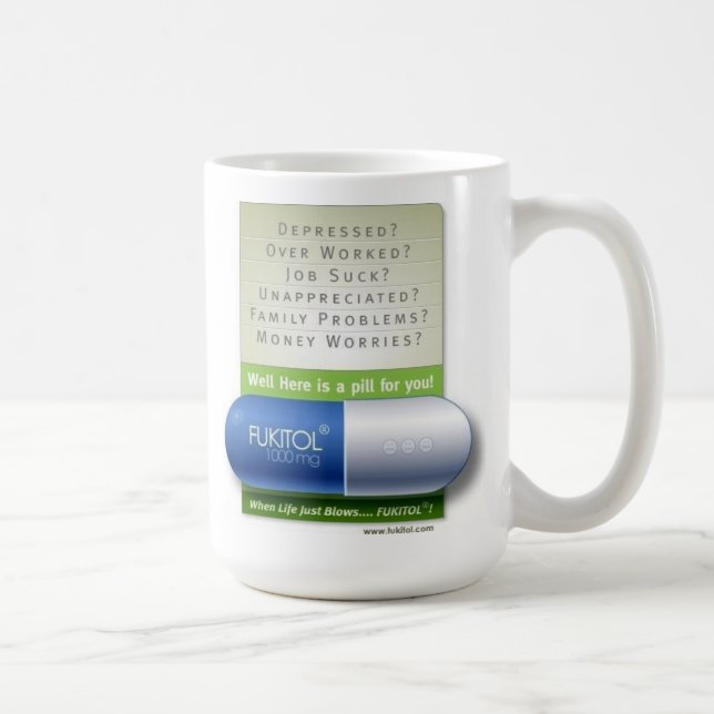 fukitol blue coffee mug (Right)