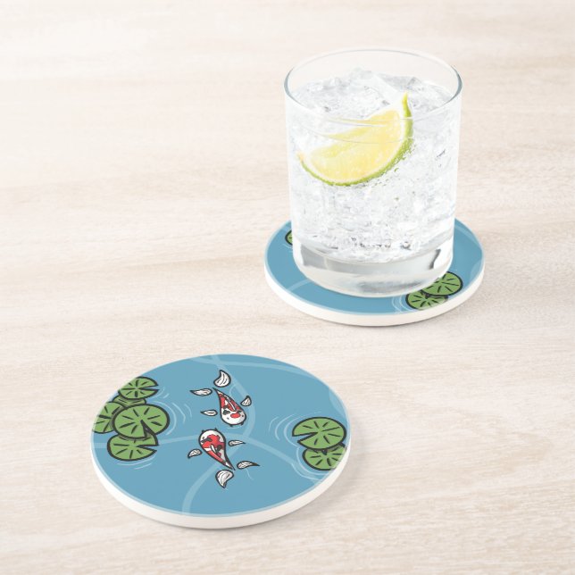 Fuku and Heiwa the Koi Coaster (Side)