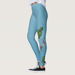 Fuku and Heiwa the Koi Leggings