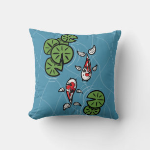 Fuku and Heiwa the Koi Pillow