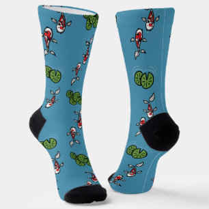 Fuku and Heiwa the Koi Socks