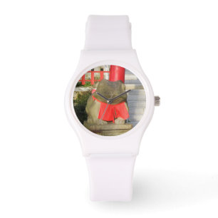 Fuku Kaeru 福かえる Fortune Frog with Red Yoda Watch