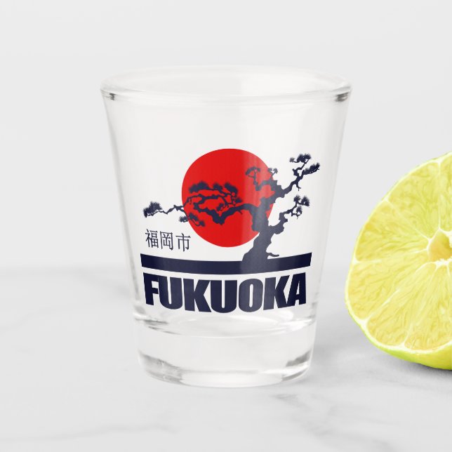 Fukuoka Shot Glass (Front)