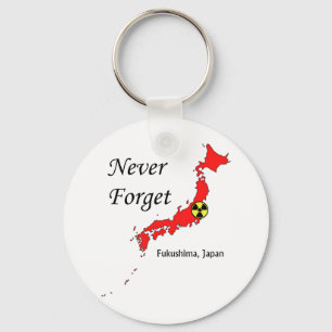Fukushima, Japan Nuclear Disaster Key Ring