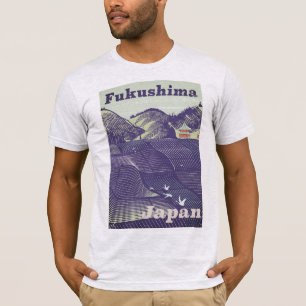 Fukushima, Japanese vintage travel poster T-Shirt