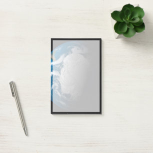Ful Earth Showing Simulated Clouds Over Antarctica Post-it Notes