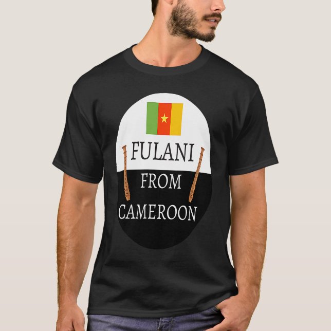 Fulani From Cameroon  Culture Islam Fulbe Fula T-Shirt (Front)