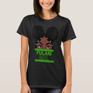 Fulani Girl Cute Guinea Nigerian Princess Of Afri T-Shirt